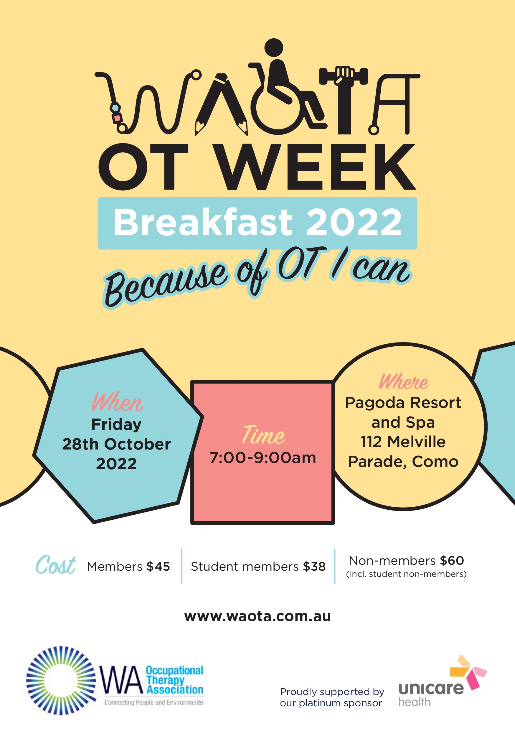 OT Week Breakfast 2022 Because Of OT I Can WA Occupational Therapy 