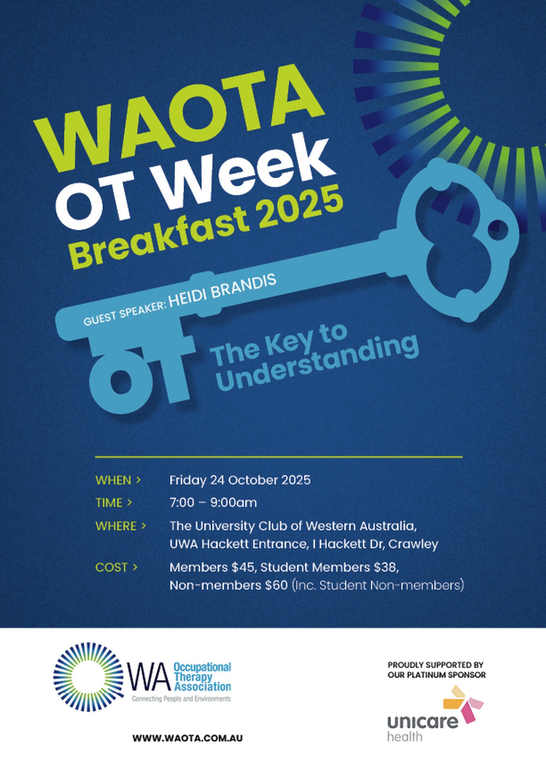 OT Week Breakfast 2025 - OT The Key to Understanding